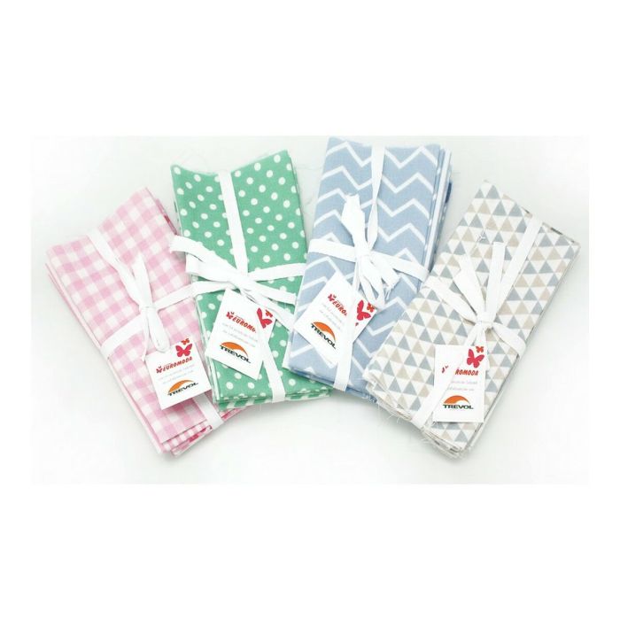 Paño de Cocina Naturals Patchwork 6 Unidades Rosa 9 Paño de Cocina Naturals Patchwork 6 Unidades Rosa 9