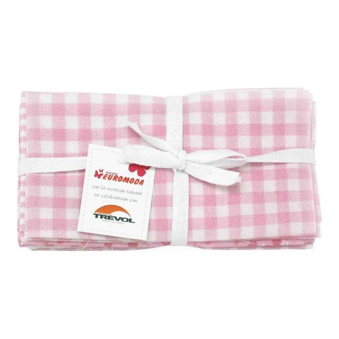 Paño de Cocina Naturals Patchwork 6 Unidades Rosa 3 Paño de Cocina Naturals Patchwork 6 Unidades Rosa 3