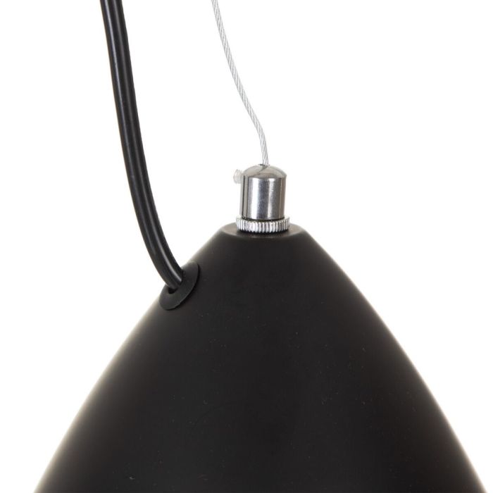 Lámpara de Techo Negro Aluminio 20 x 20 x 30 cm 6