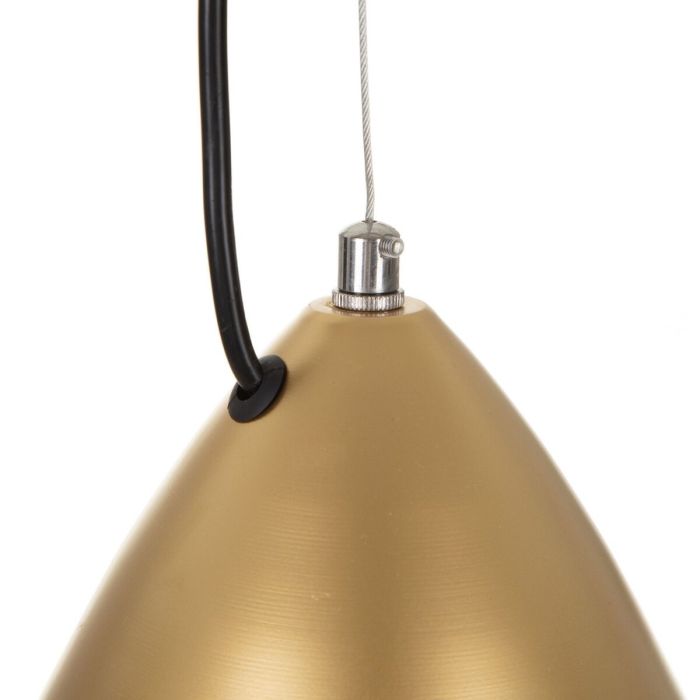 Lámpara de Techo Dorado Aluminio 20 x 20 x 30 cm 6