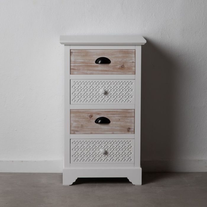 Cajonera LOVE 45 x 33 x 77 cm Blanco Madera de abeto 1 Cajonera LOVE 45 x 33 x 77 cm Blanco Madera de abeto 1