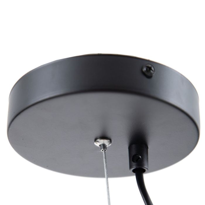 Lámpara de Techo Negro Metal 26 x 26 x 46 cm 1