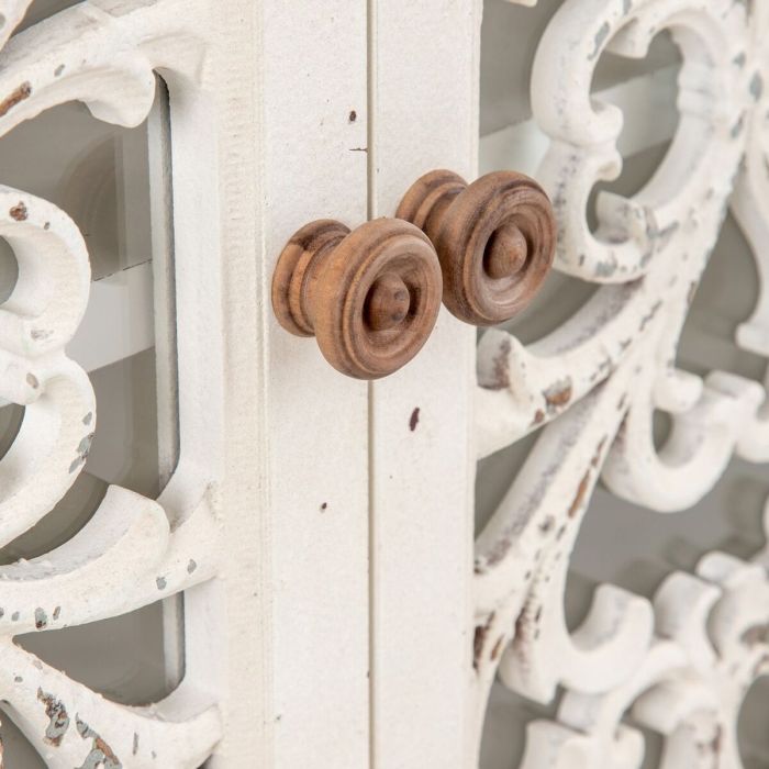 Aparador SHABBY CHIC 152 x 40 x 91 cm Blanco Madera de abeto Madera MDF 3 Aparador SHABBY CHIC 152 x 40 x 91 cm Blanco Madera de abeto Madera MDF 3