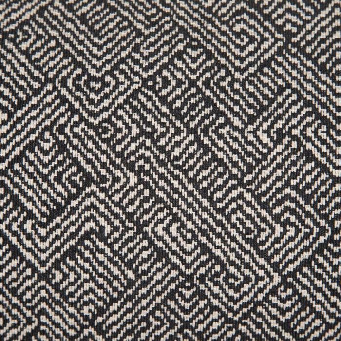 Cojín Blanco Negro Geométrico 50 x 30 cm 1
