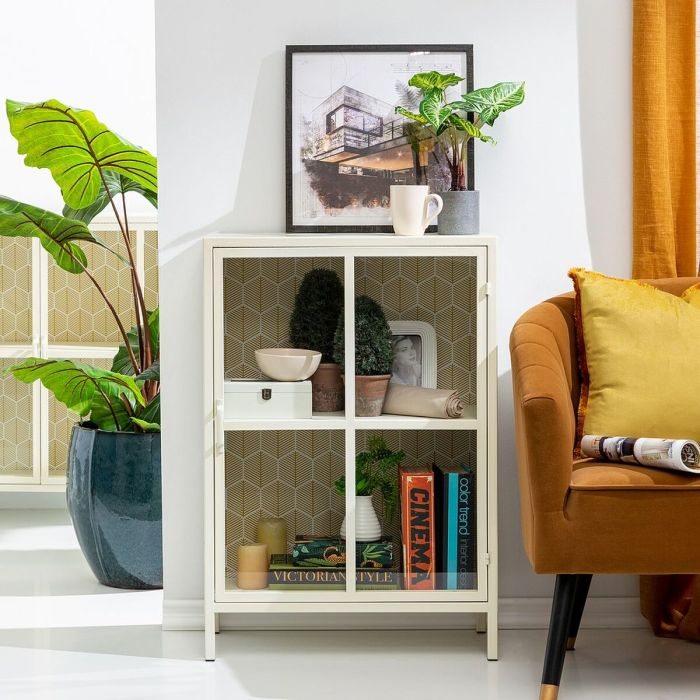 Vitrina 62,5 x 30 x 90,5 cm Cristal Metal 8 Vitrina 62,5 x 30 x 90,5 cm Cristal Metal 8