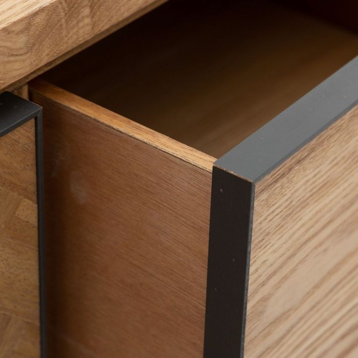 Cajonera SPIKE 80 x 40 x 91,5 cm Natural Metal Madera 3