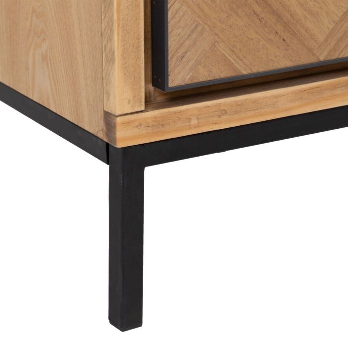 Cajonera SPIKE 80 x 40 x 91,5 cm Natural Metal Madera 1
