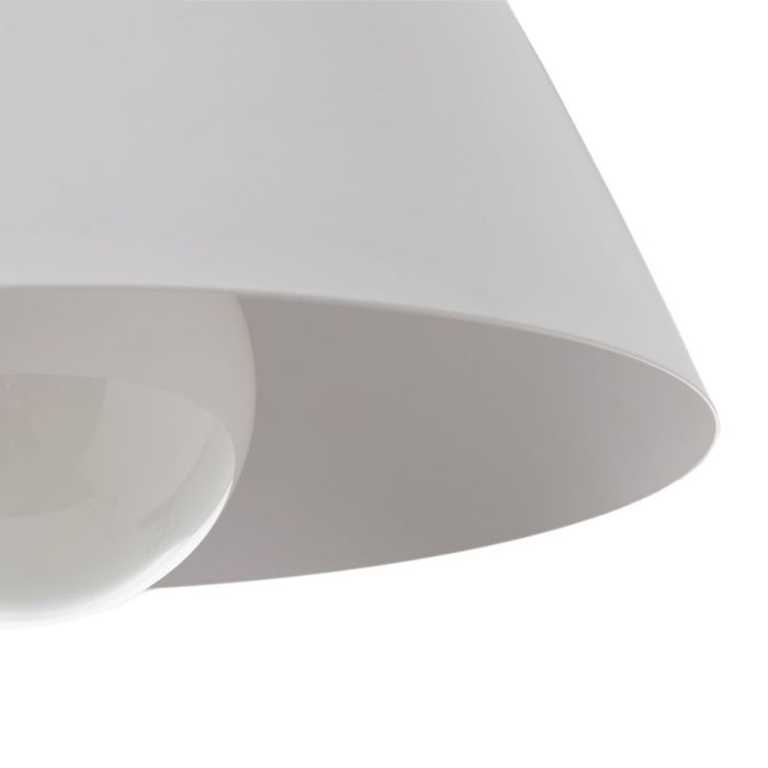 Lámpara de Techo 27 x 27 x 32 cm Metal Blanco 5