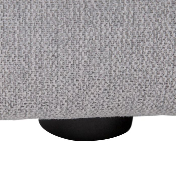 Puff Gris claro Madera Pluma Foam 94 x 94 x 44 cm Moderno Modular 1