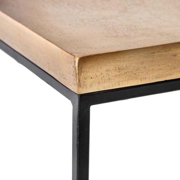 Mesa auxiliar Negro 50 x 50 x 50 cm Cobre 5 Mesa auxiliar Negro 50 x 50 x 50 cm Cobre 5