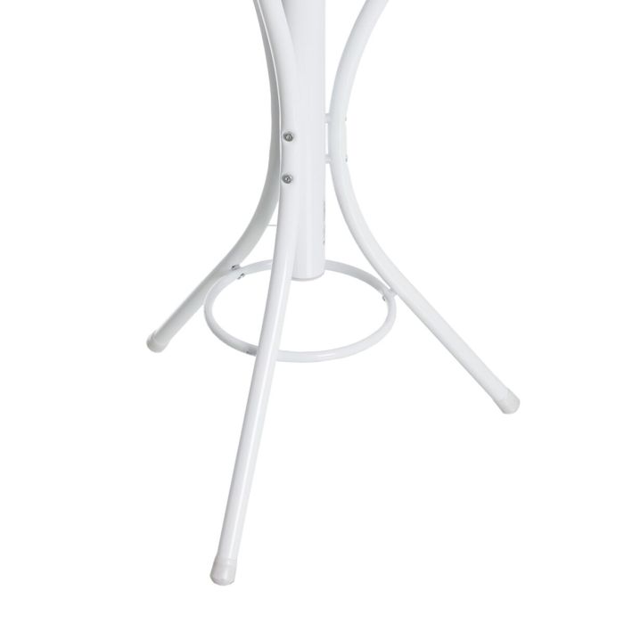 Perchero de Pie 41 x 41 x 180 cm Metal Blanco 3 Perchero de Pie 41 x 41 x 180 cm Metal Blanco 3