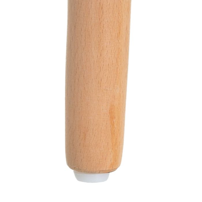 Mesa auxiliar 55 x 55 x 53 cm Natural Madera Blanco DMF 2 Mesa auxiliar 55 x 55 x 53 cm Natural Madera Blanco DMF 2