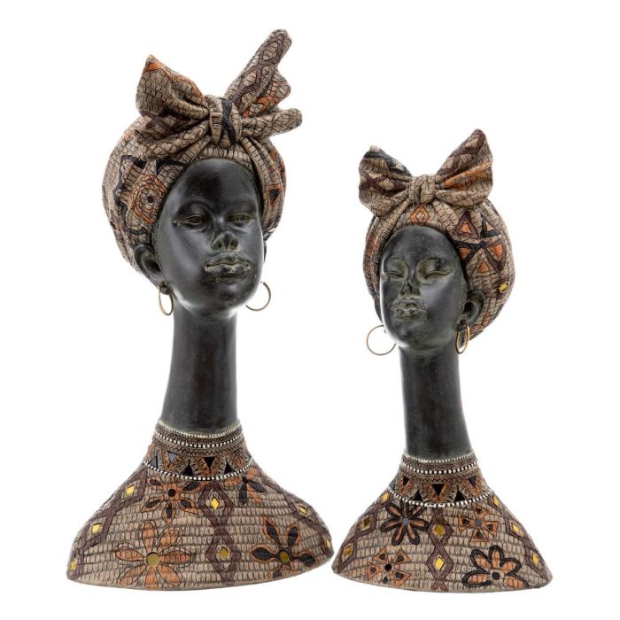 Figura Decorativa 22 x 19 x 43 cm Africana 9