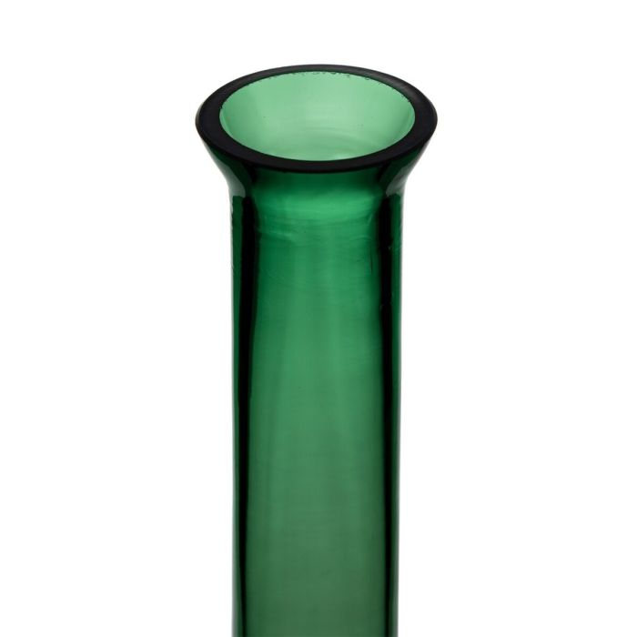 Jarrón Verde Vidrio 10 x 10 x 27,5 cm 2