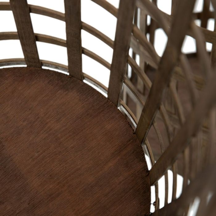 Juego de Cestos 41 x 41 x 56 cm Natural Bambú (3 Piezas) 1
