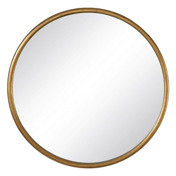 Espejo de pared 51 x 2,5 x 51 cm Dorado Metal 5