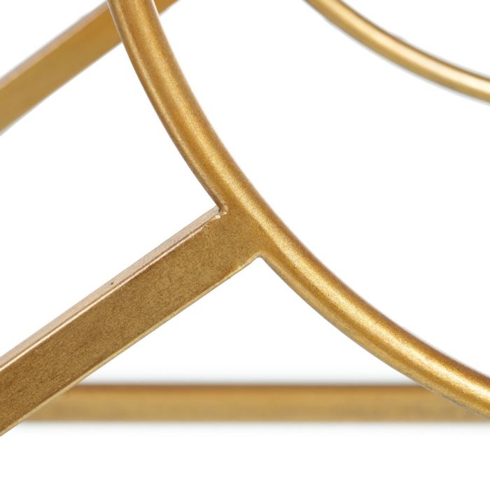 Recibidor 100 x 32 x 78,5 cm Cristal Dorado Metal 2