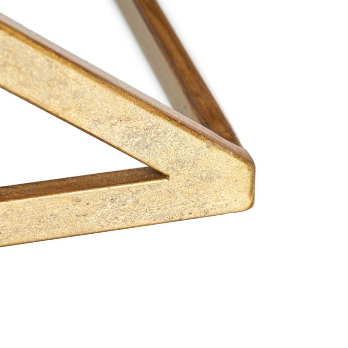 Recibidor 100 x 32 x 78,5 cm Cristal Dorado Metal 1