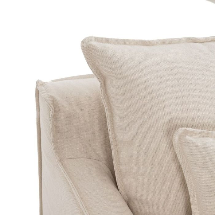 Sofá 177 x 96 x 93 cm Tejido Sintético Beige 7 Sofá 177 x 96 x 93 cm Tejido Sintético Beige 7