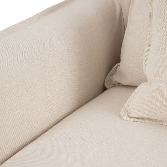 Sofá 177 x 96 x 93 cm Tejido Sintético Beige 5 Sofá 177 x 96 x 93 cm Tejido Sintético Beige 5