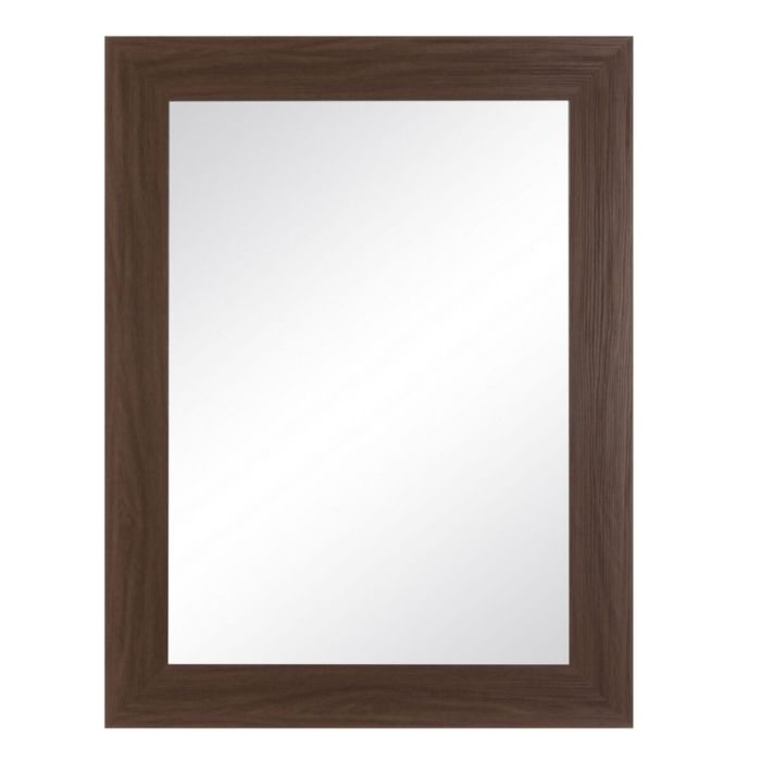 Espejo de pared 64 x 1,5 x 86 cm Marrón DMF 5