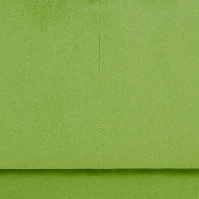 Puff Tejido Sintético Madera Verde 60 x 60 x 40 cm 4