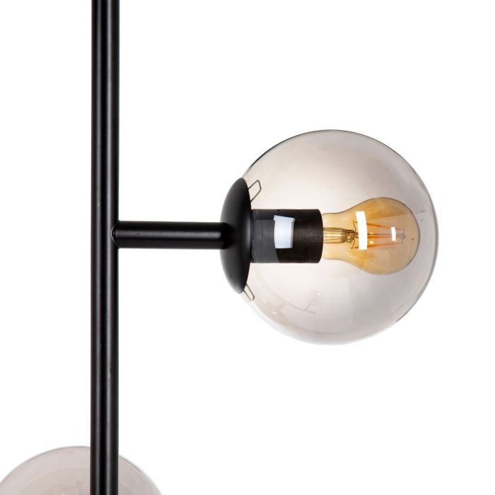 Lámpara de Techo 40 x 40 x 234 cm Cristal Negro Metal Moderno 5