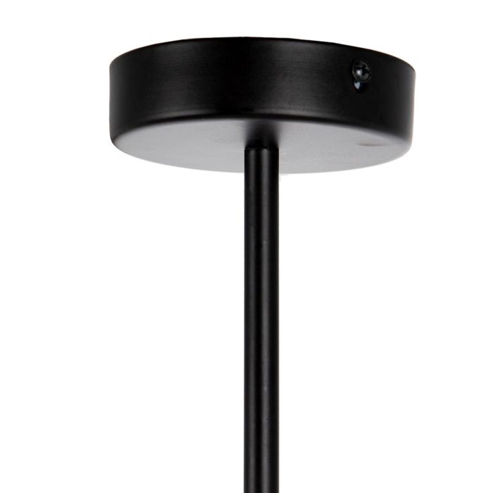 Lámpara de Techo 60 x 60 x 97 cm Cristal Negro Metal Moderno 1