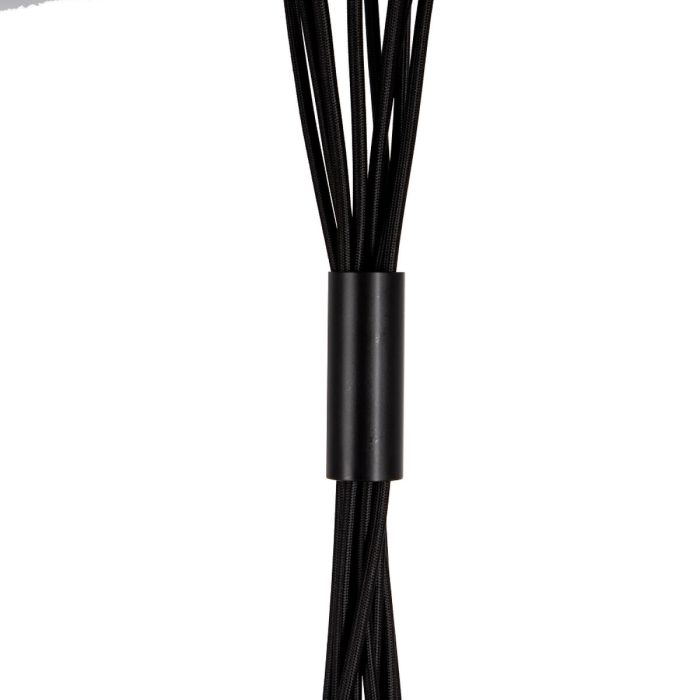 Lámpara de Techo 91 x 60 x 155 cm Cristal Negro Metal Moderno 2