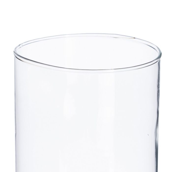 Jarrón Cristal Transparente 12 x 12 x 30 cm 2