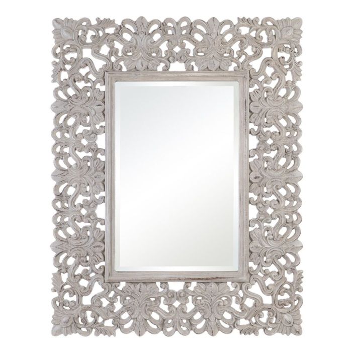 Espejo de pared Blanco Cristal 98 x 3 x 124 cm 6