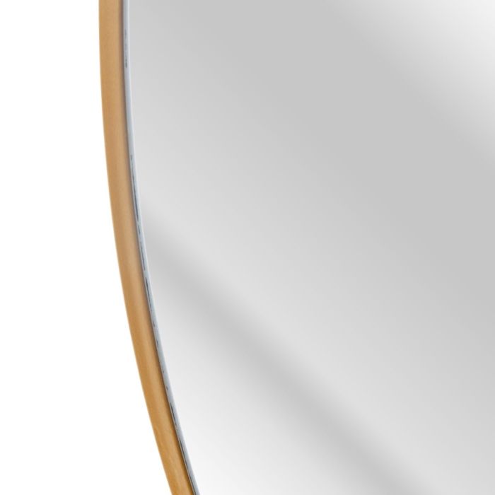Espejo de pared 110 x 12 x 90 cm Dorado Metal 1