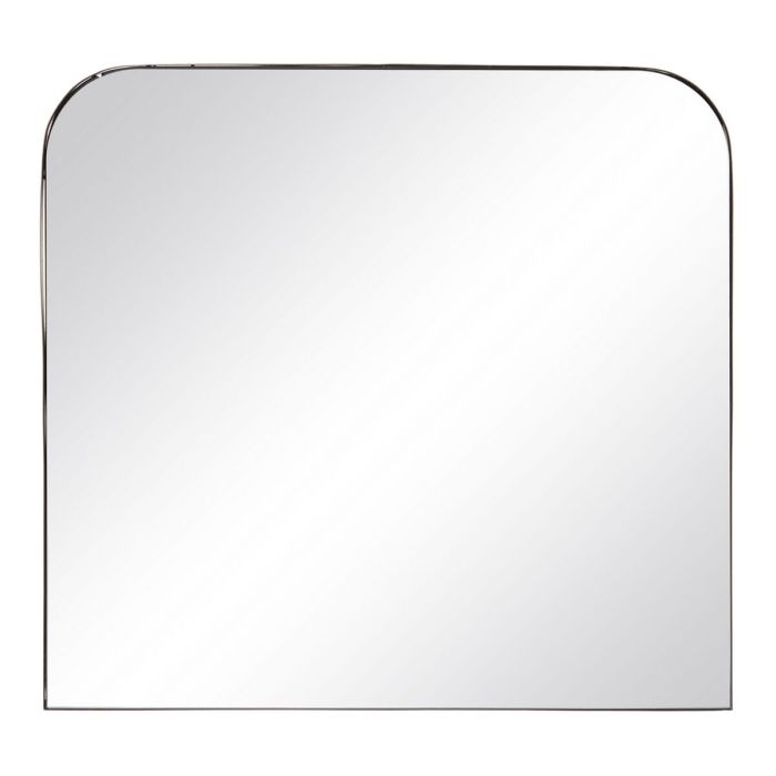 Espejo de pared Negro Metal Cristal 75 x 2 x 70 cm