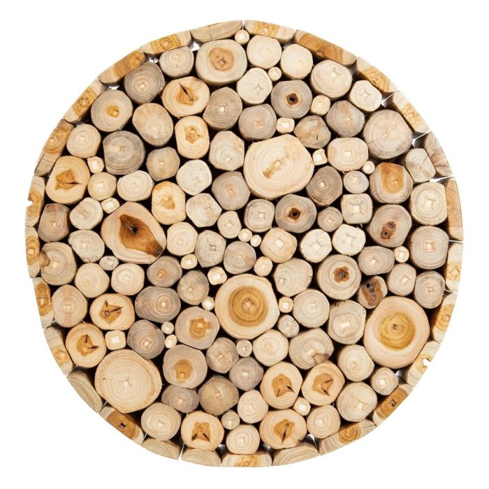 Mesa auxiliar Natural madera de teca 50 x 50 x 55 cm 1