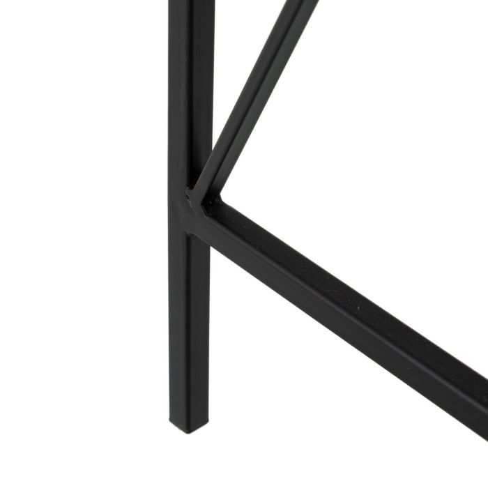 Recibidor 90 x 35 x 80 cm Cristal Negro Metal (2 Unidades) 1 Recibidor 90 x 35 x 80 cm Cristal Negro Metal (2 Unidades) 1