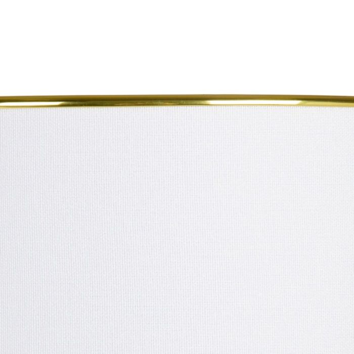 Lámpara de mesa Blanco Dorado Lino Cerámica 60 W 220 V 240 V 220-240 V 34 x 34 x 51 cm 2