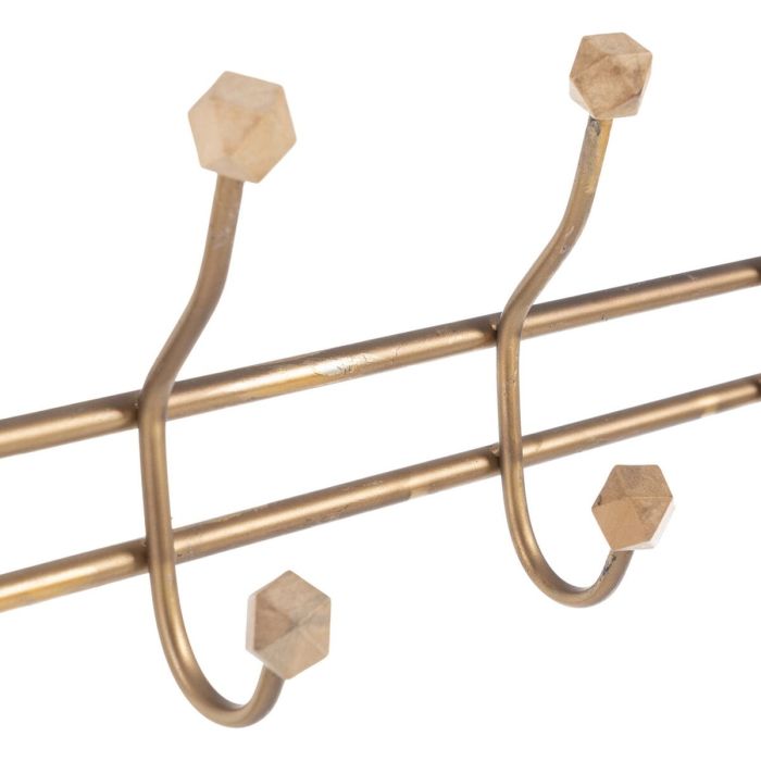 Perchero de Pared 60 x 8,5 x 17,5 cm Metal 2 Perchero de Pared 60 x 8,5 x 17,5 cm Metal 2