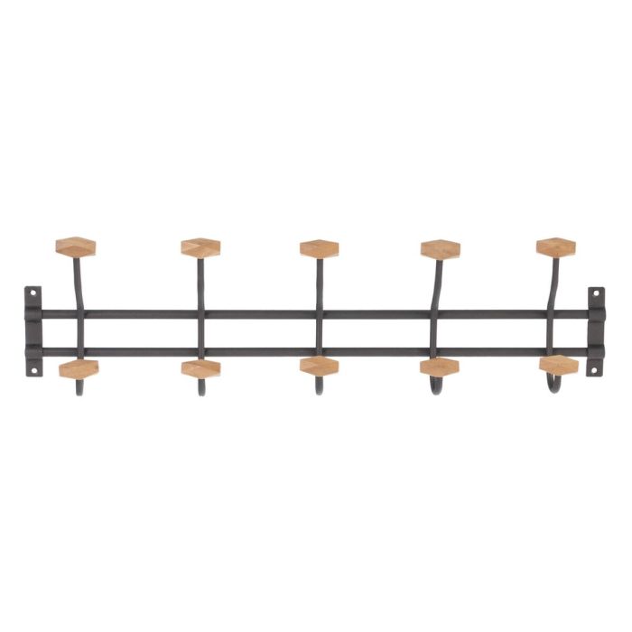 Perchero de Pared 60 x 8,5 x 17,5 cm Metal 3 Perchero de Pared 60 x 8,5 x 17,5 cm Metal 3