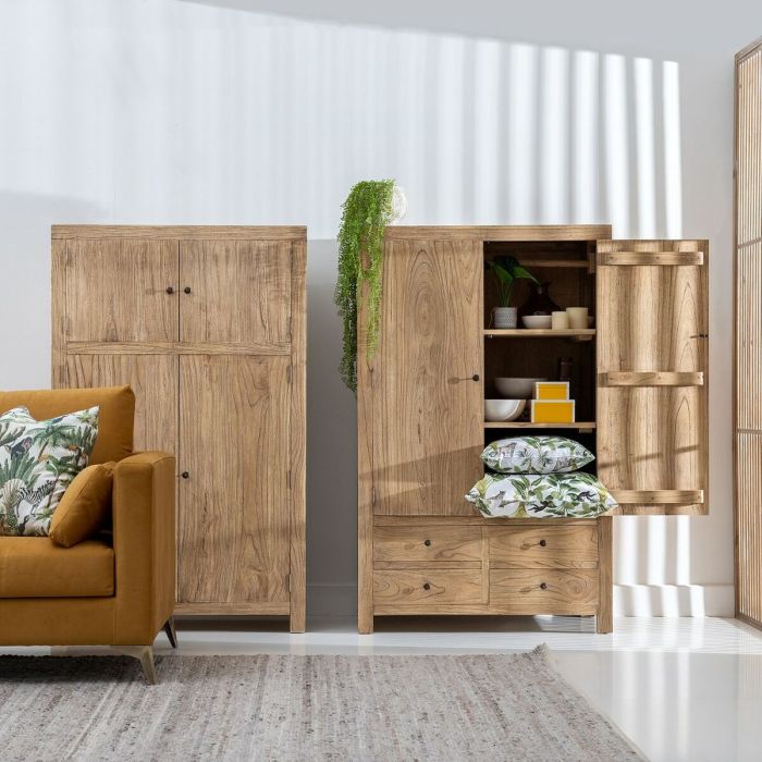Armario MIRÓ 100 x 40 x 160 cm Natural madera de mindi 9 Armario MIRÓ 100 x 40 x 160 cm Natural madera de mindi 9