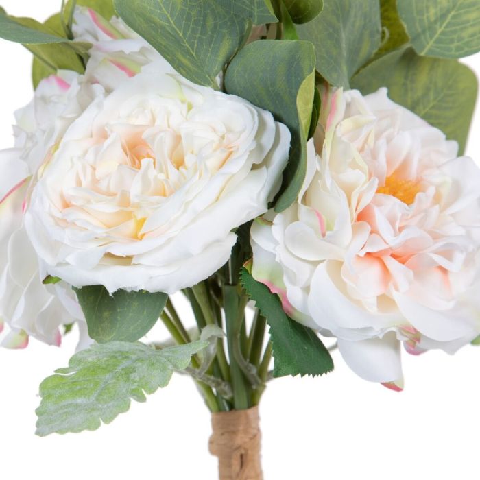 Ramo Blanco Verde Rosas 20 x 23 x 41 cm 2