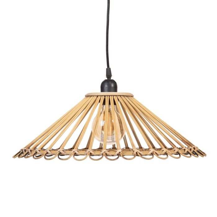 Lámpara de Techo 57 x 57 x 20,5 cm Natural Bambú (2 Unidades) 8