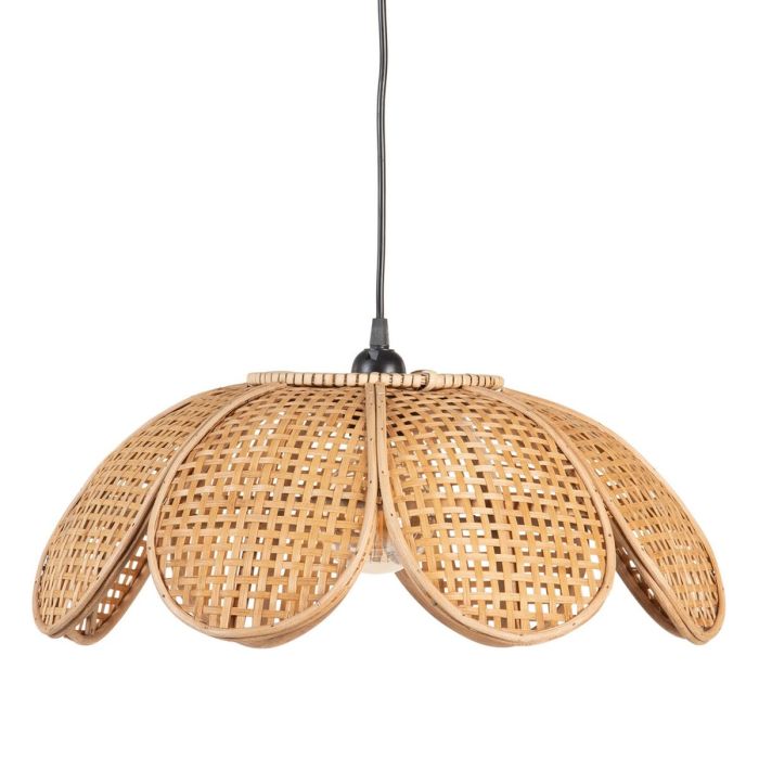 Lámpara de Techo 53 x 53 x 20,5 cm Natural Bambú (2 Unidades) 4 Lámpara de Techo 53 x 53 x 20,5 cm Natural Bambú (2 Unidades) 4