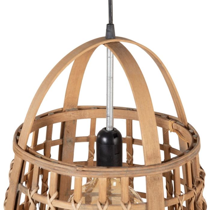 Lámpara de Techo 33,5 x 33,5 x 48,5 cm Natural Bambú 6