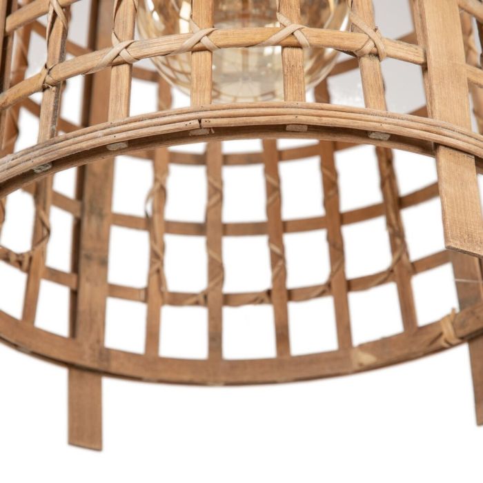 Lámpara de Techo 33,5 x 33,5 x 48,5 cm Natural Bambú 3