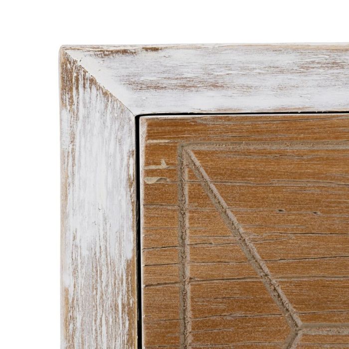 Mesita de Noche COUNTRY Natural Blanco Madera de abeto 50 x 35 x 55 cm Madera MDF 7