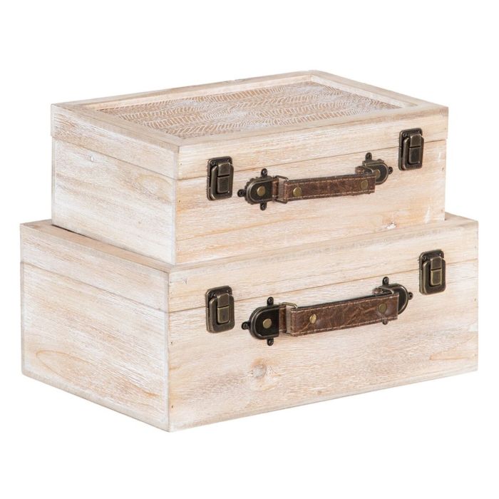 Baúl 34,5 x 24 x 14 cm Ratán DMF Baúl 34,5 x 24 x 14 cm Ratán DMF