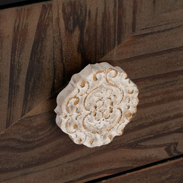 Cajonera BROWNIE Marrón oscuro Madera de abeto 80 x 35 x 80 cm Madera MDF 4