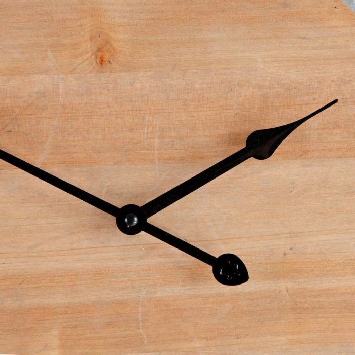 Reloj de Pared Natural Madera de abeto 60 x 4,5 x 60 cm 2