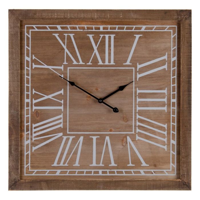 Reloj de Pared Natural Madera de abeto 60 x 5 x 60 cm 5