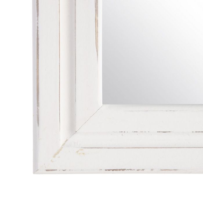 Espejo de pared 63 x 3 x 110 cm Blanco Madera de abeto 3